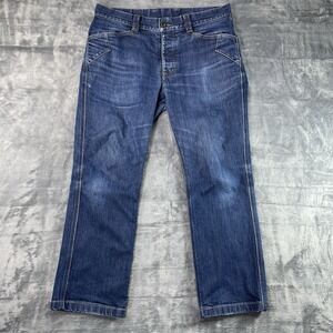 Triple Aught Design Blue Jeans Men 30X30 Fits 34x26 Denim Button Fly Made In USA